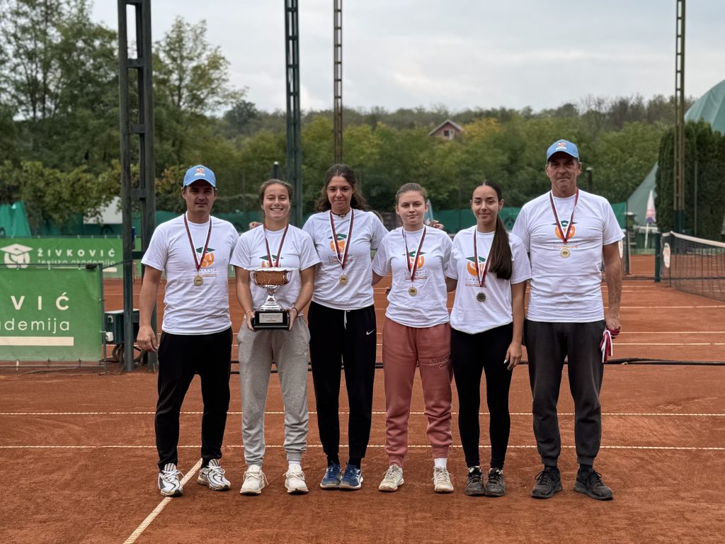 TENISKA AKADEMIJA ŽIVKOVIĆ ŠAMPION SRBIJE U KONKURENCIJI JUNIORKI